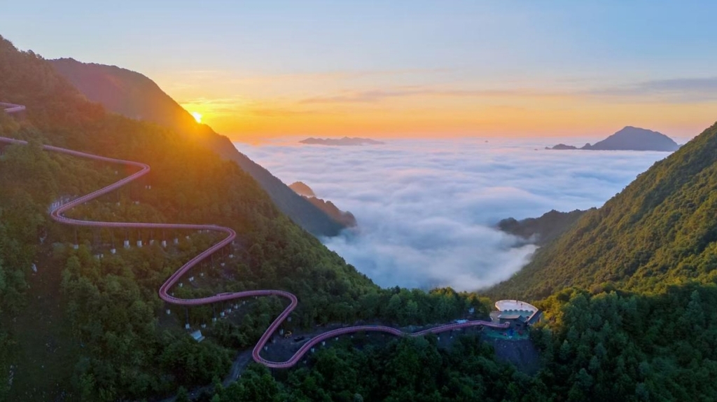 康县青龙山旅游度假区一隅。主办方供图