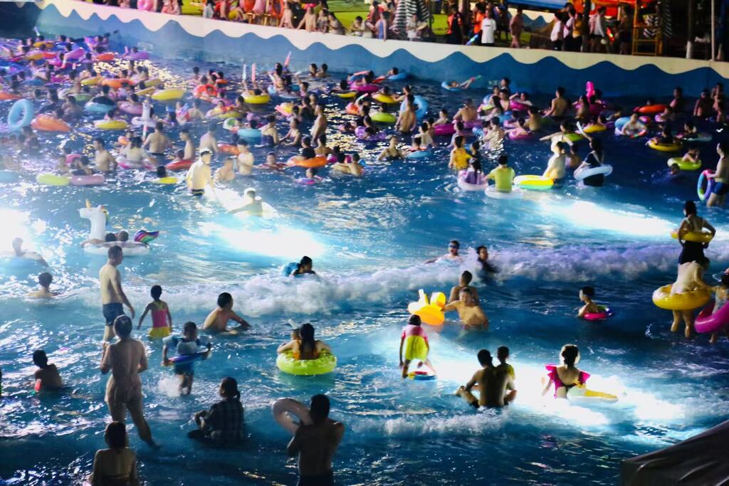 水上音浪节。景区供图