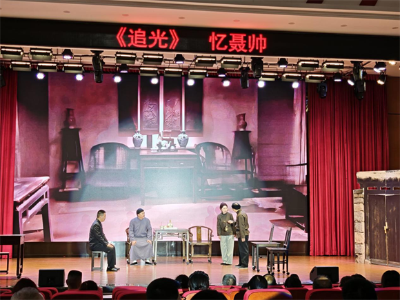 《追光?憶聶帥》情景劇劇照。吳灘鎮供圖 第1眼TV-華龍網發