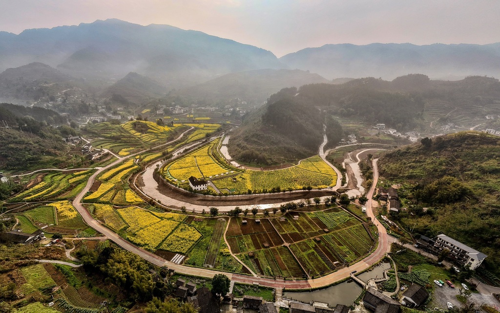 治理后的北碚胜天湖小流域。重庆市水利局供图