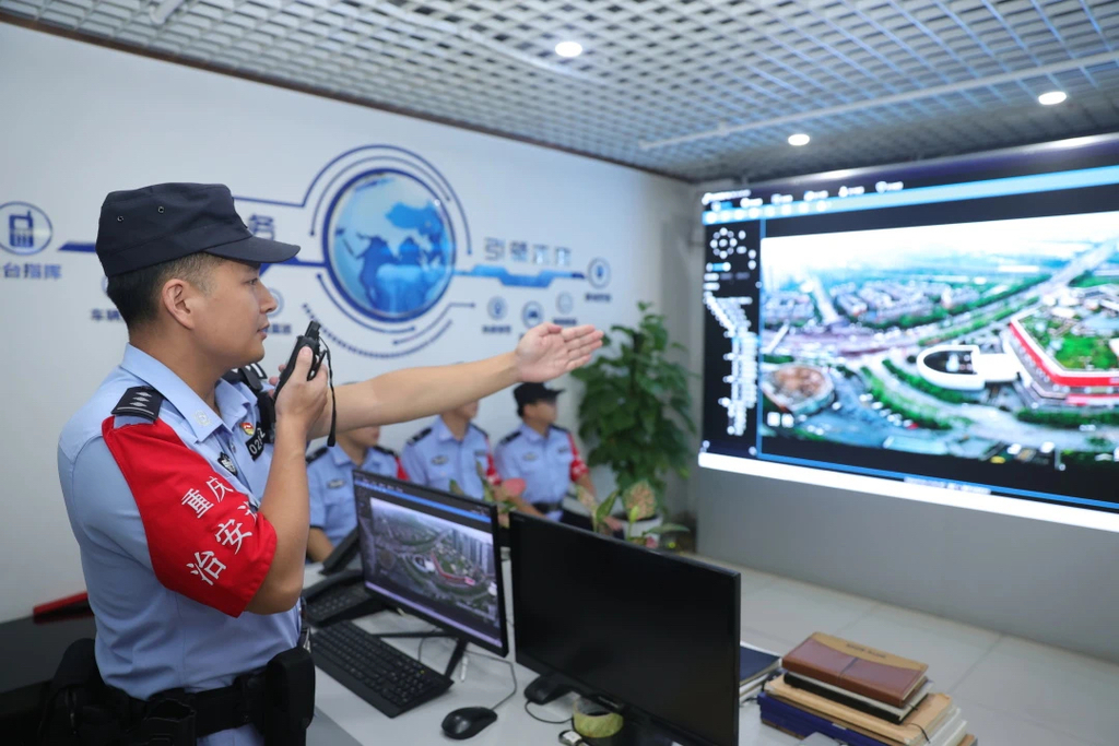 重庆市公安局江北区分局水港片区智慧警务站。 警方供图