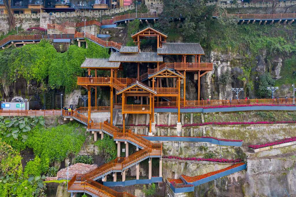 戴家巷崖壁步道。受访单位供图