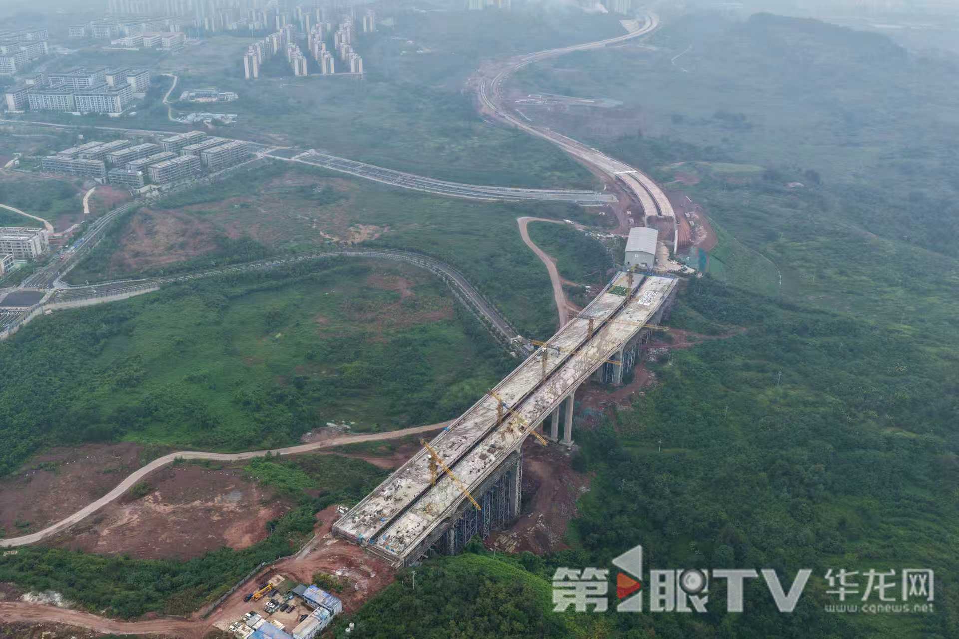 施工现场。第1眼TV-华龙网记者 李一鸣 摄