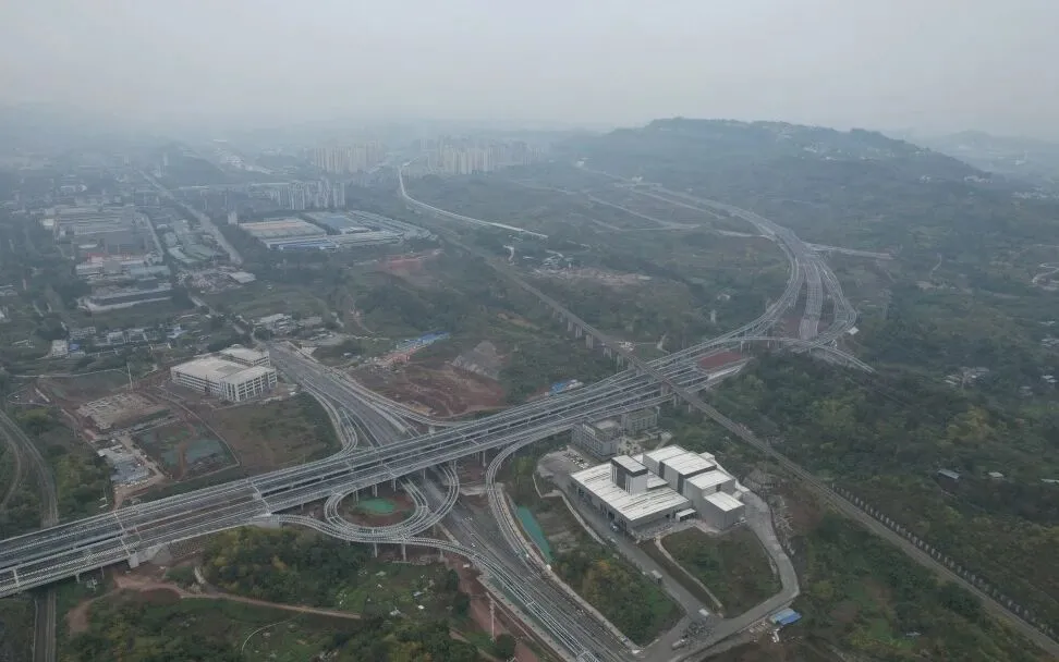陶家隧道项目建设现场。受访单位供图