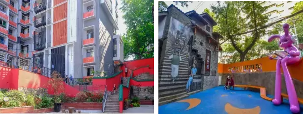 上新街社区（片区）公共空间改造。受访单位供图